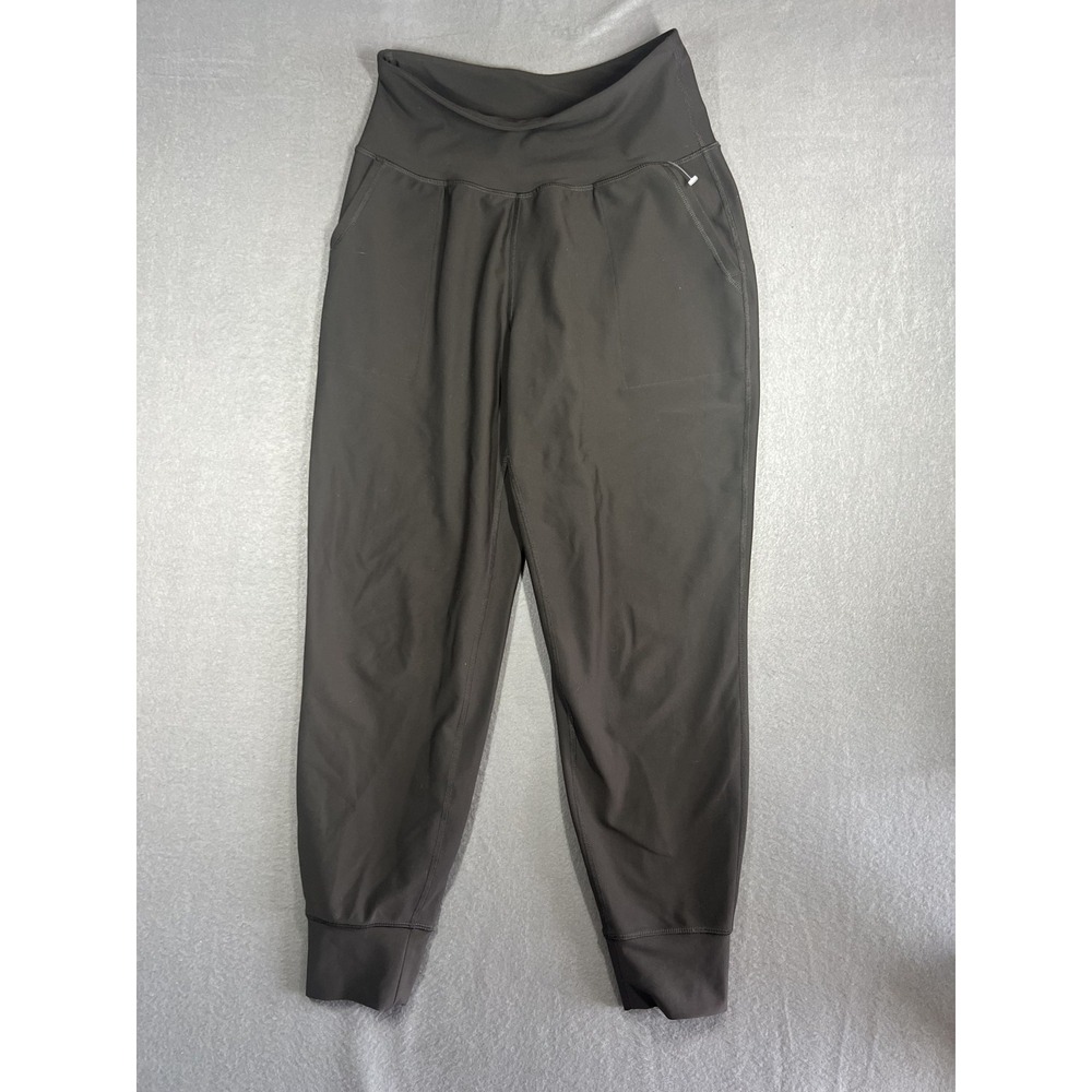 Old Navy Active PowerSoft Go-Dry High-Rise Jogger Pants Women's M Charcoal Gray